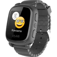 Детские умные часы ELARI KIDPHONE 2 черный на скидке